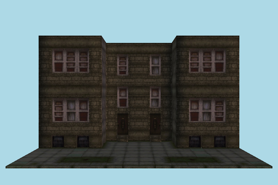 Street Front 3d model